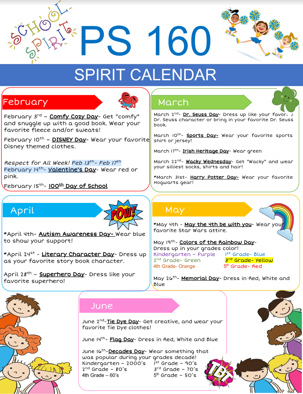 School Spirit Days 22-23 English